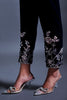 AURORA EMBROIDERED VELVET TROUSERS